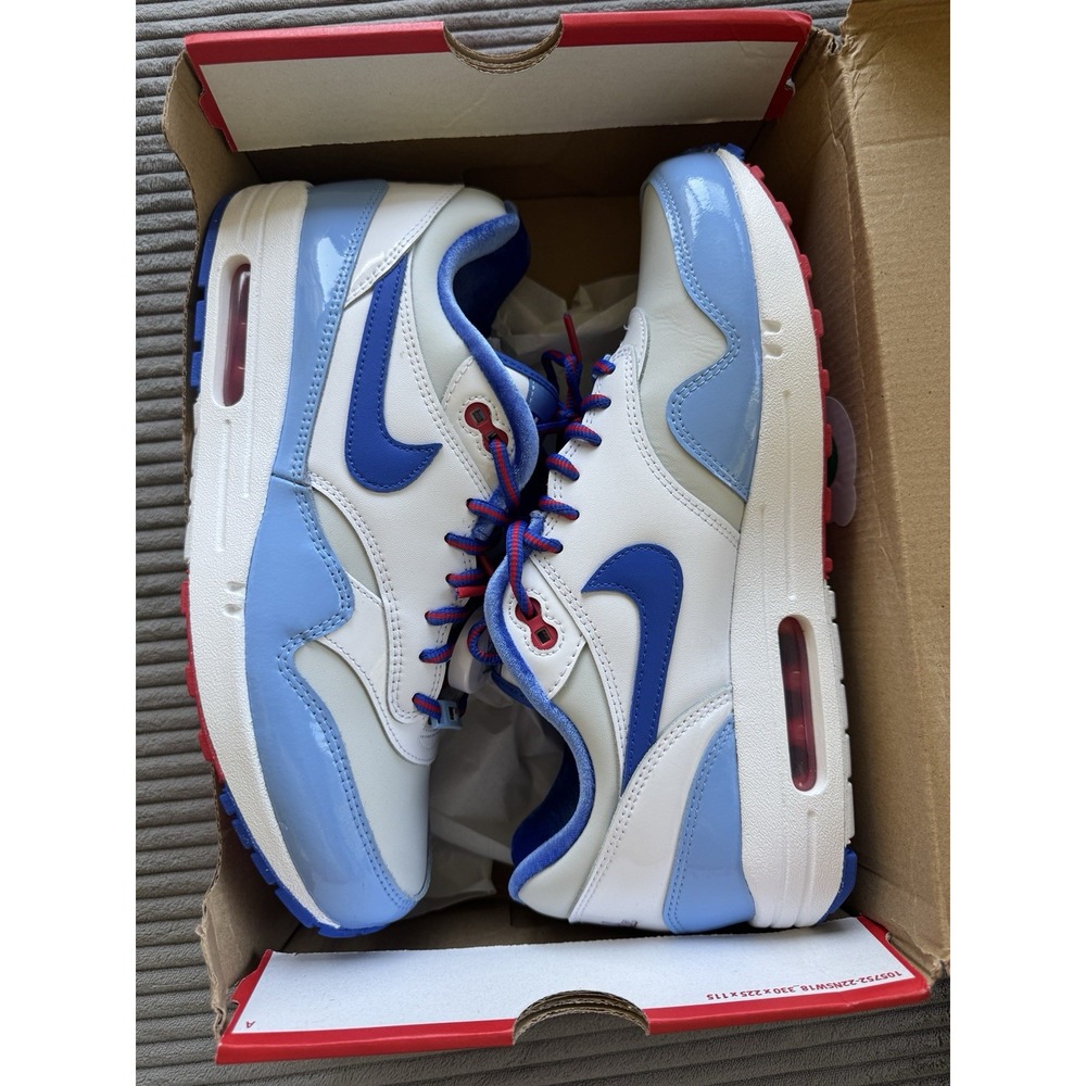 Nike Air Max 1 Atlanta Braves City Connect Top Sneakers Shoes Men's Size 11.5